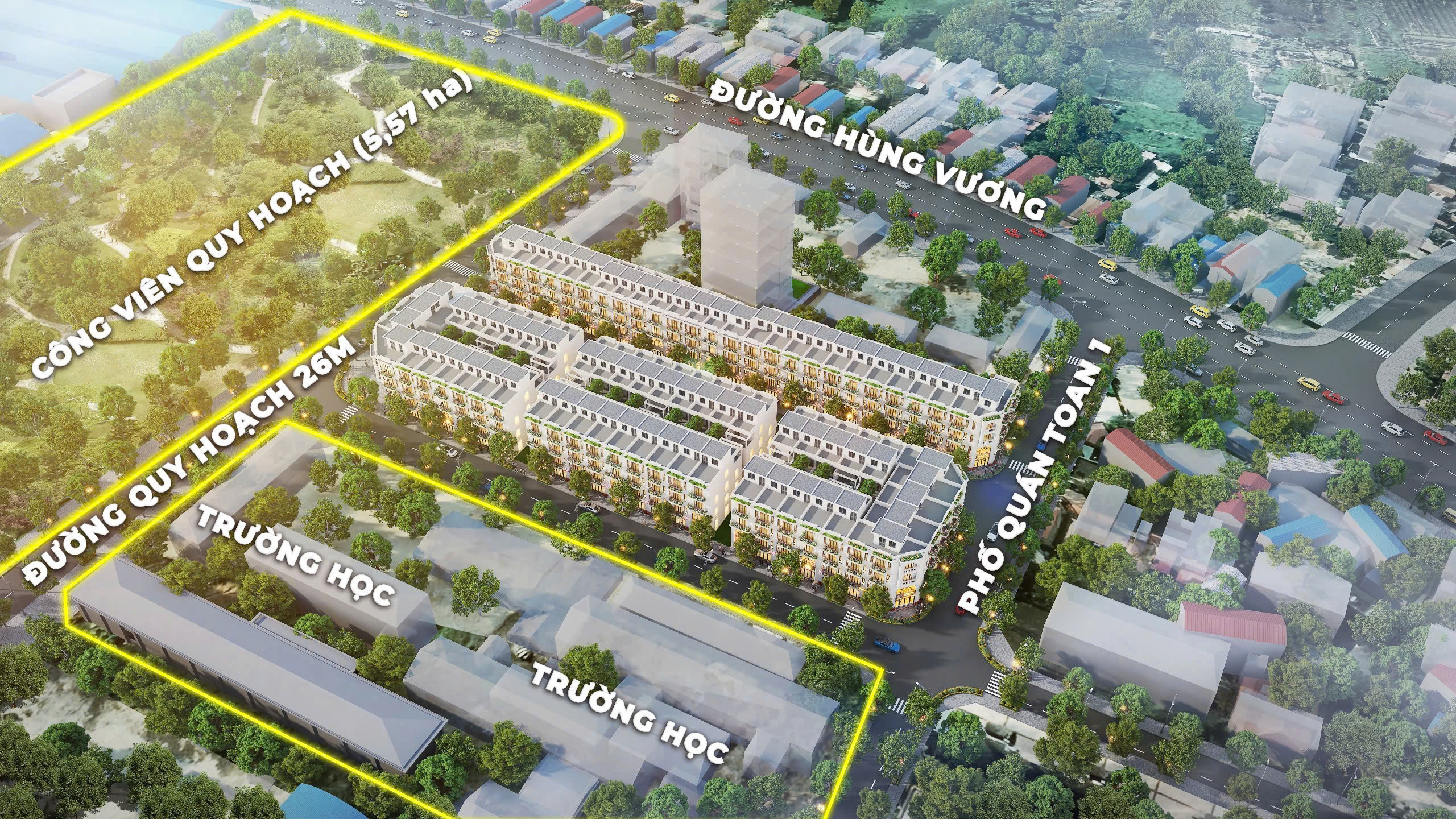 Hạ tầng giao thông đắc địa của dự án Hồng Bàng Midtown