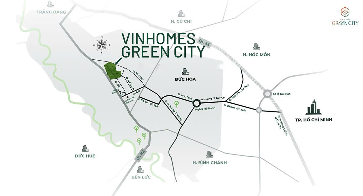 Vị trí dự án Vinhomes Green City